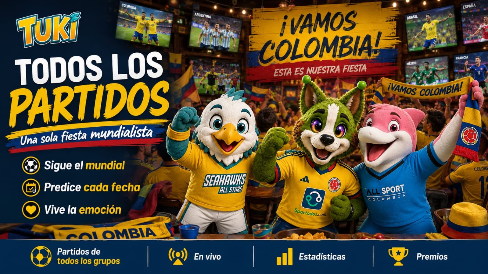 Ambiente mundialista SporTodos